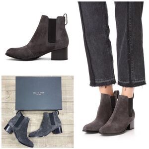 Rag & Bone Walker Boots In Asphalt Suede